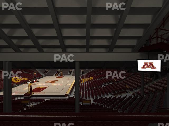 Williams Arena - Section 120 Seat View