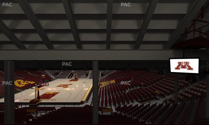 Williams Arena - Section 120 Seat View