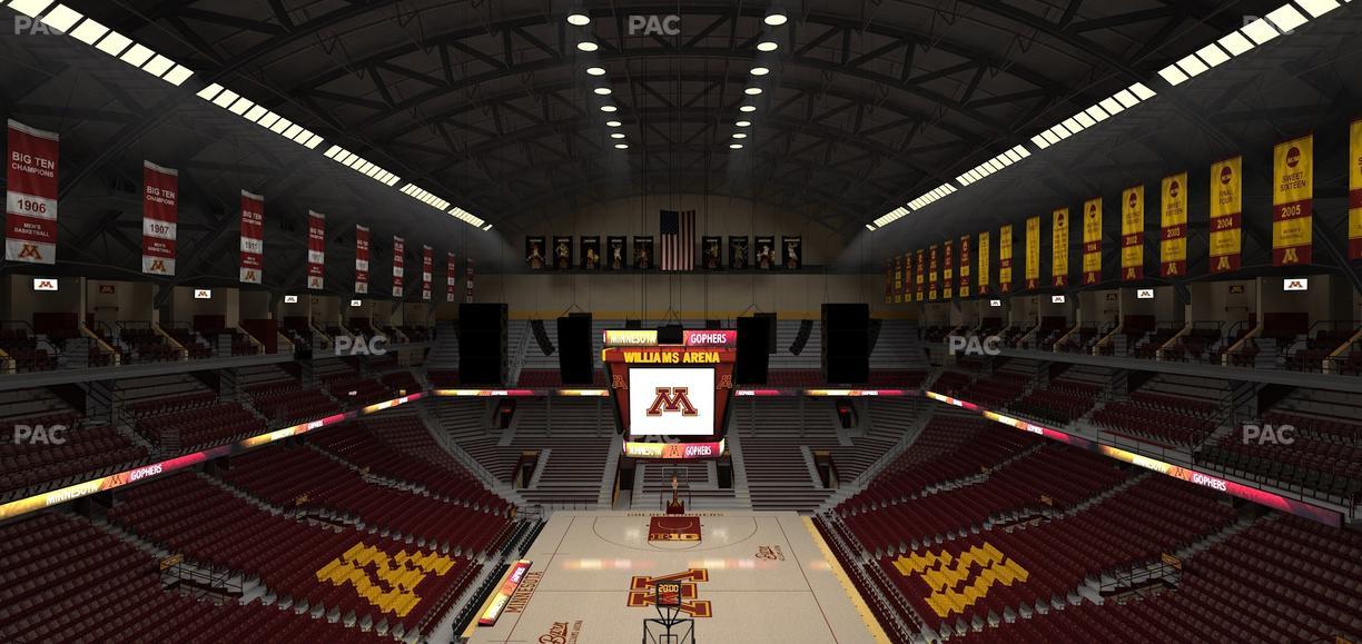 Williams Arena - Section 201 Seat View