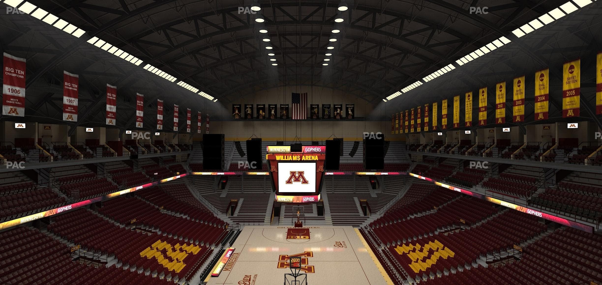 Williams Arena - Section 201 Seat View