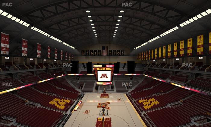 Williams Arena - Section 201 Seat View