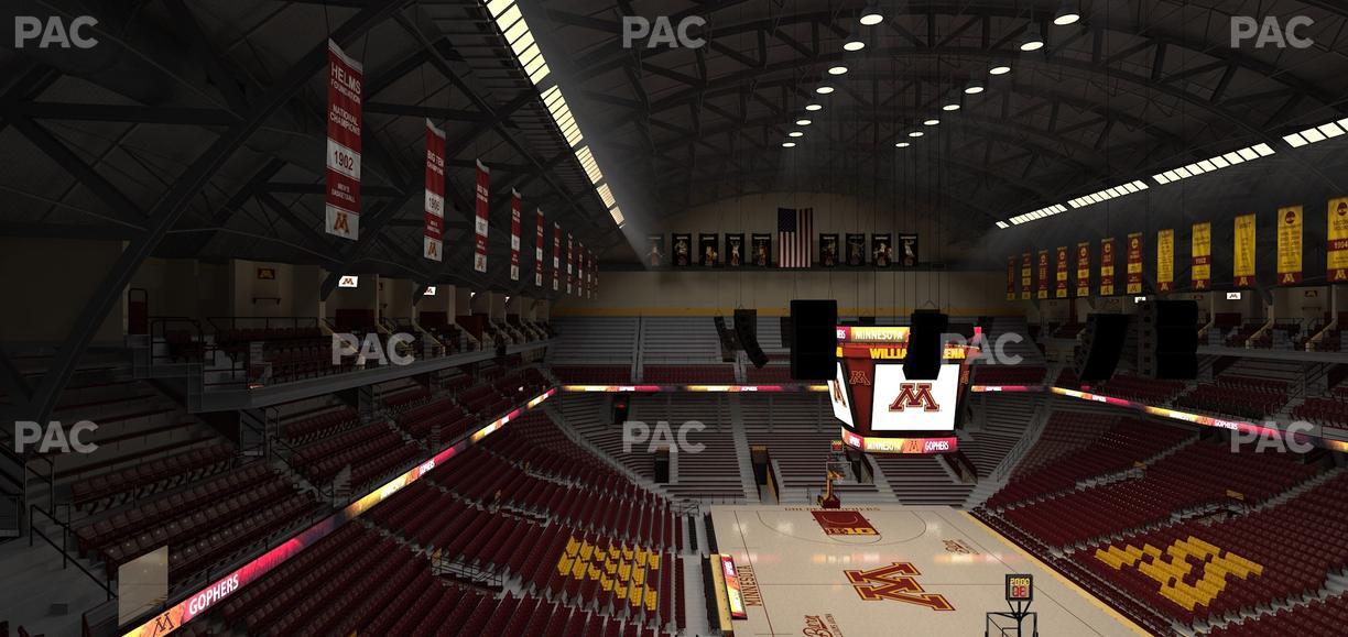 Williams Arena - Section 202 Seat View