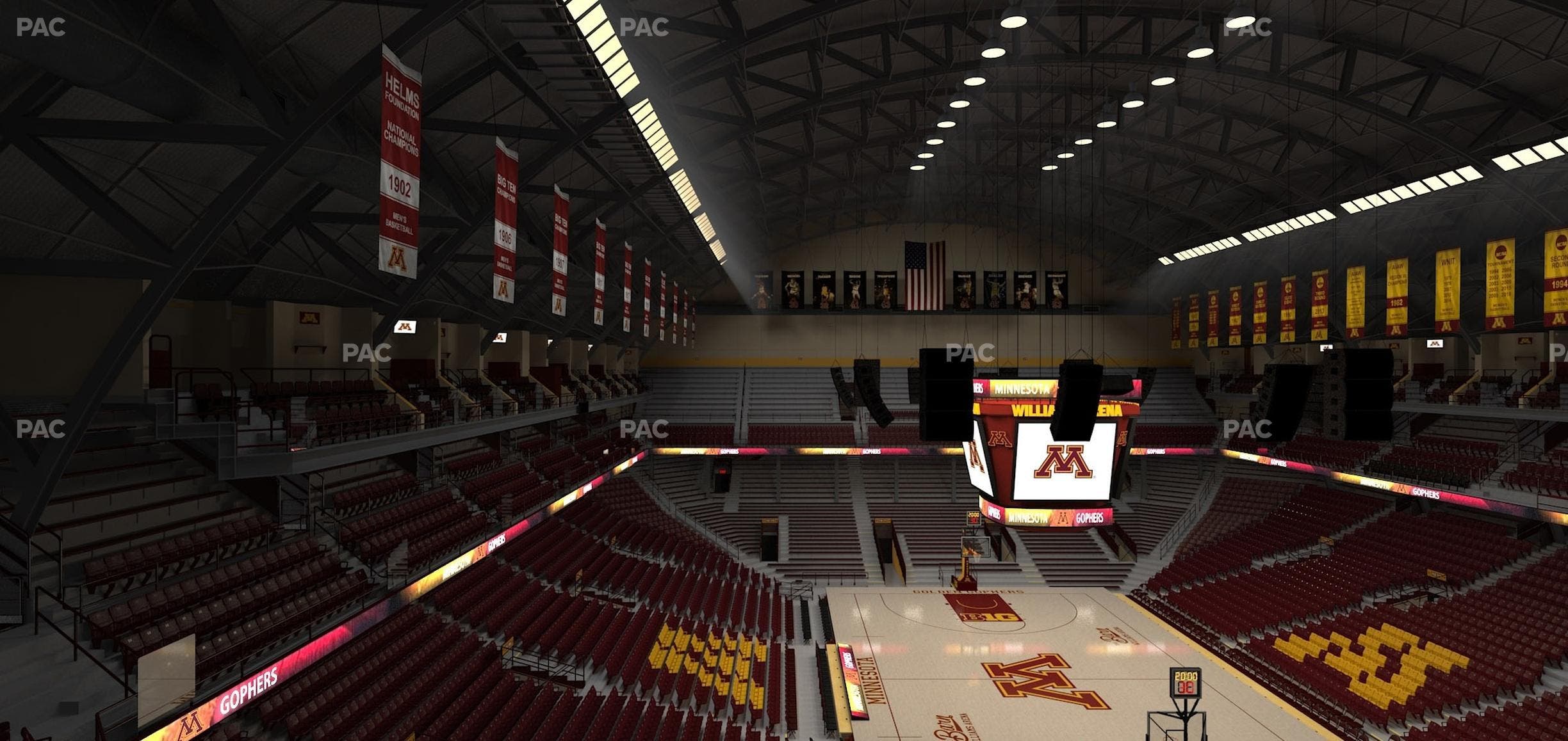 Williams Arena - Section 202 Seat View
