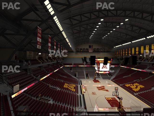 Williams Arena - Section 202 Seat View