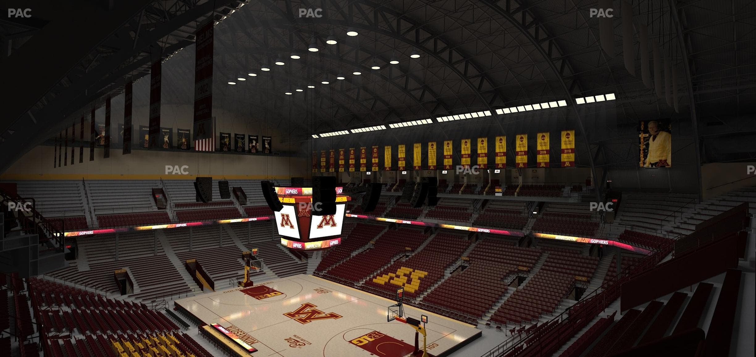 Williams Arena - Section 203 Seat View