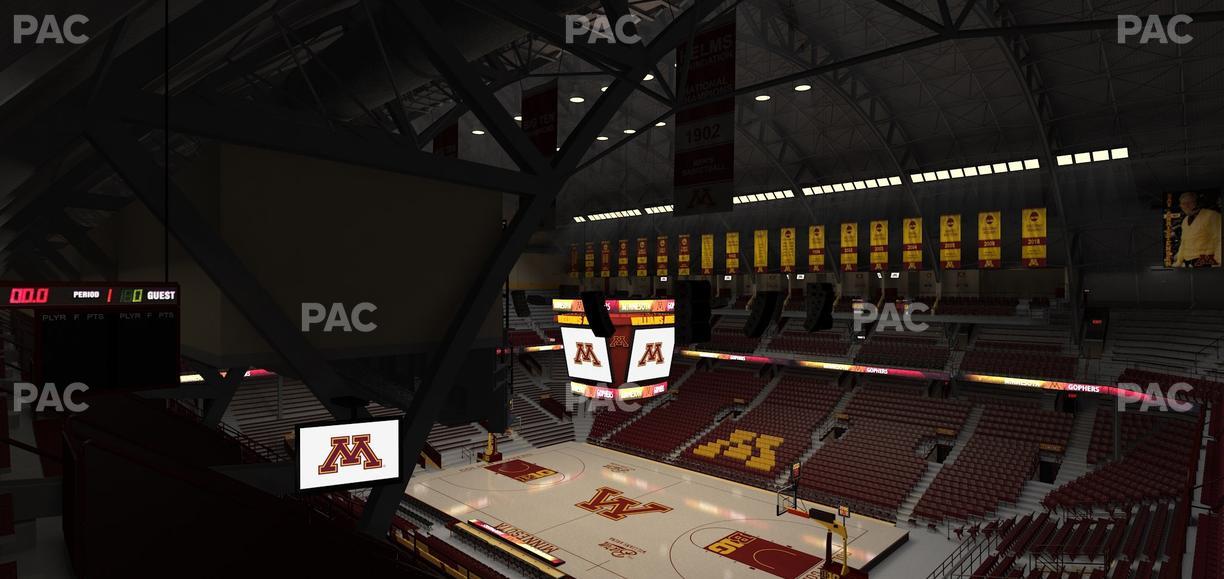 Williams Arena - Section 204 Seat View