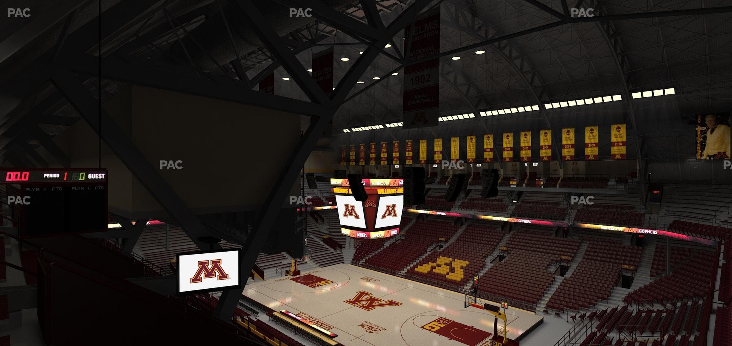 Williams Arena - Section 204 Seat View