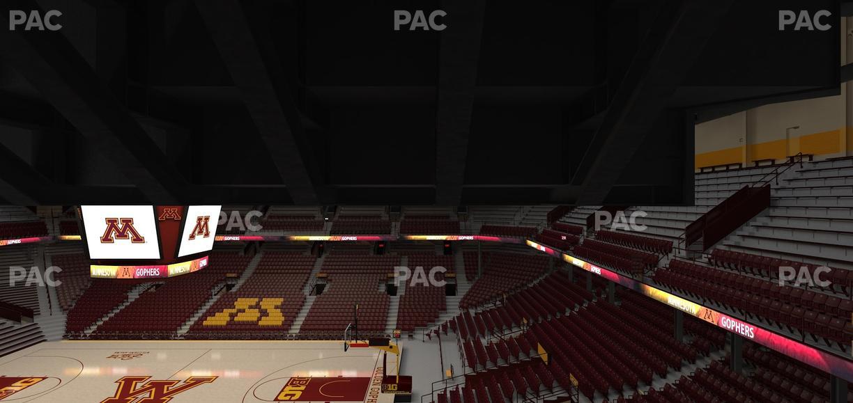 Williams Arena - Section 205 Seat View