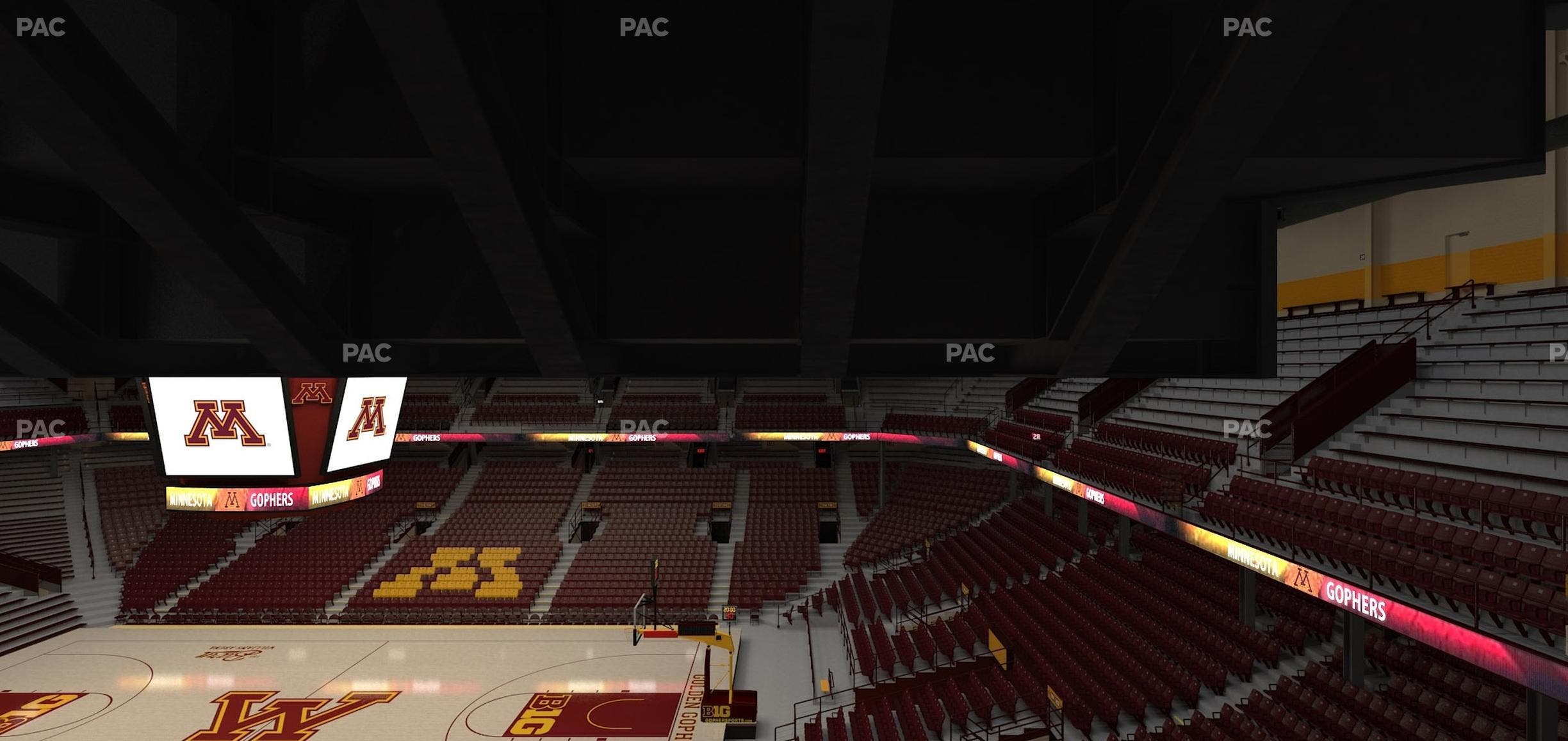 Williams Arena - Section 205 Seat View