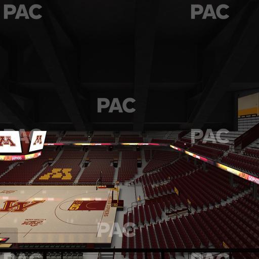 Williams Arena - Section 205 Seat View