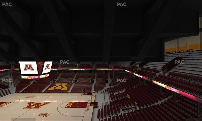 Williams Arena - Section 205 Seat View