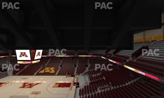 Williams Arena - Section 205 Seat View