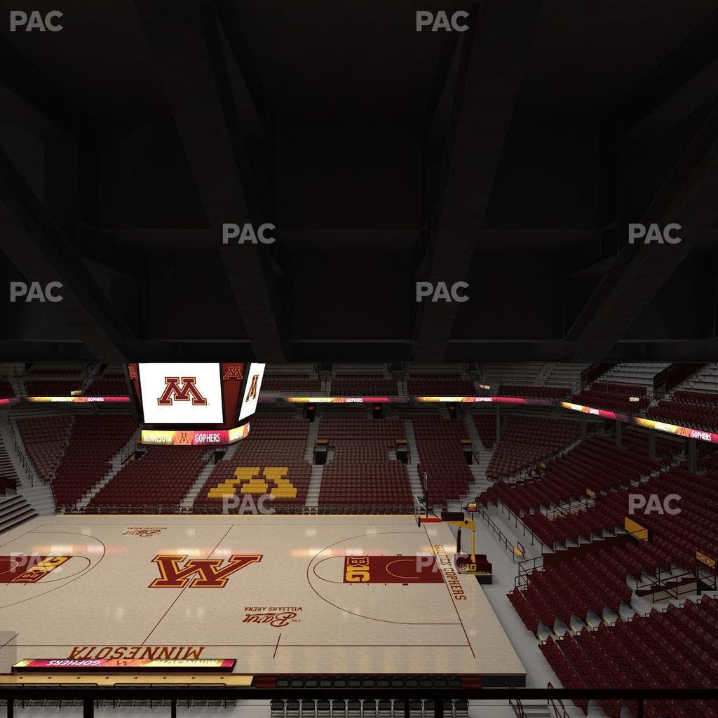 Williams Arena - Section 206 Seat View