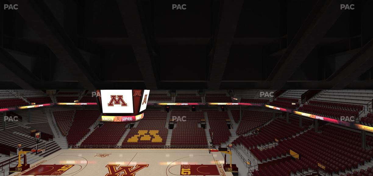 Williams Arena - Section 206 Seat View