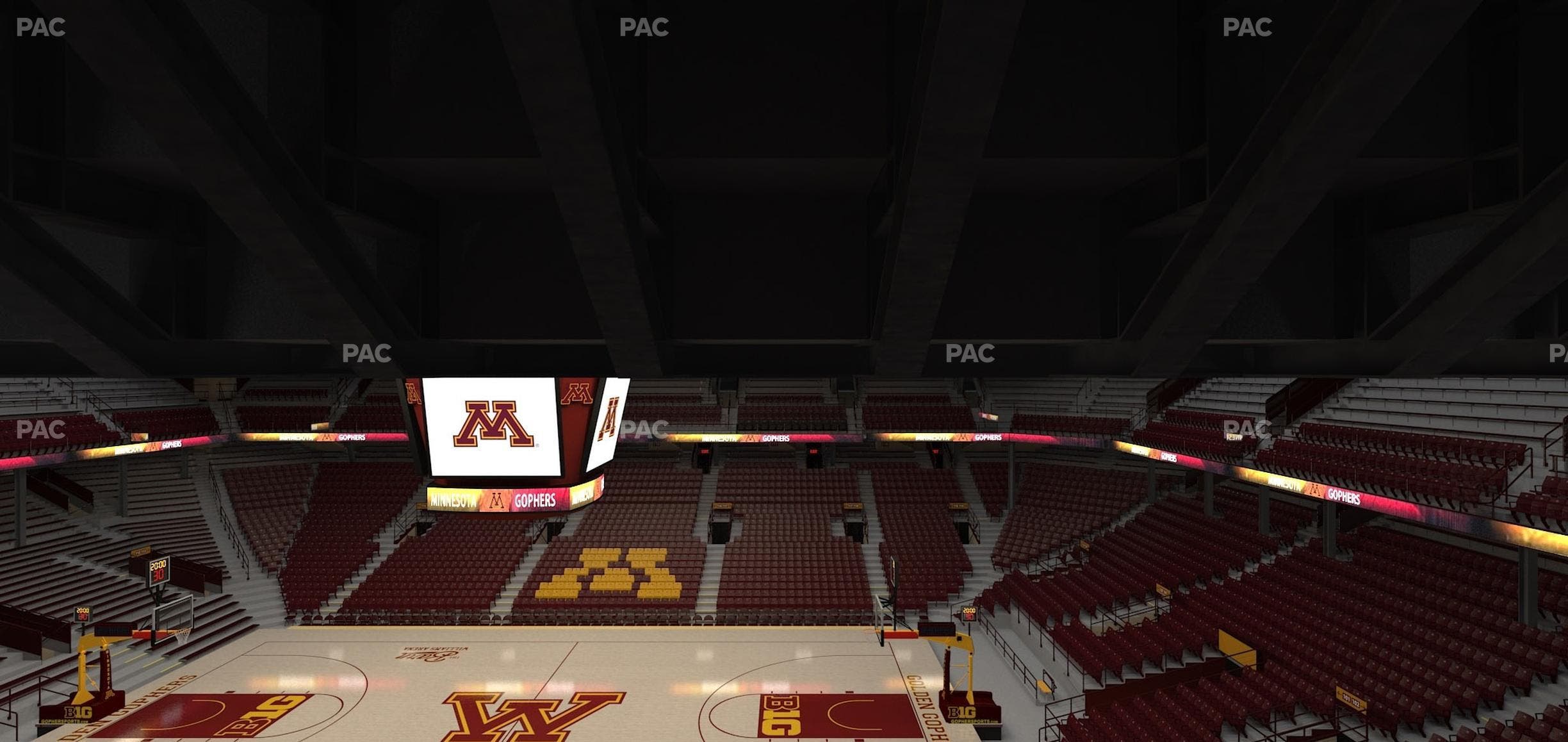 Williams Arena - Section 206 Seat View