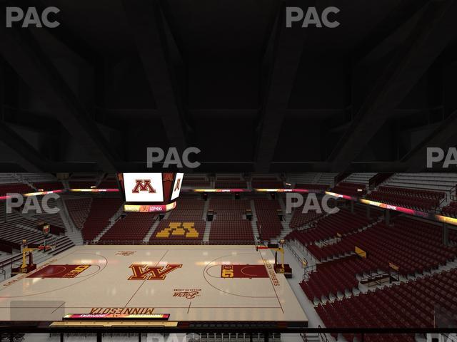 Williams Arena - Section 206 Seat View