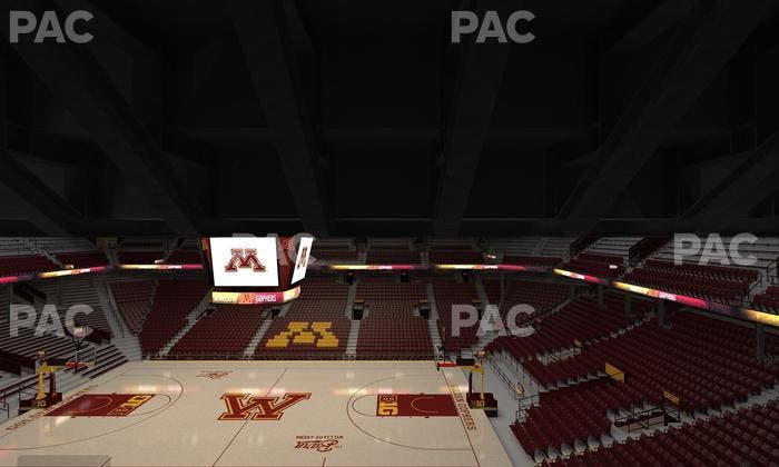 Williams Arena - Section 206 Seat View