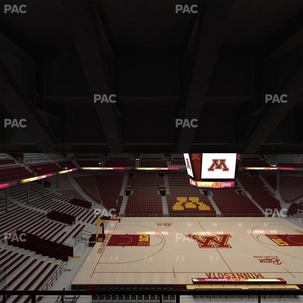 Williams Arena - Section 208 Seat View