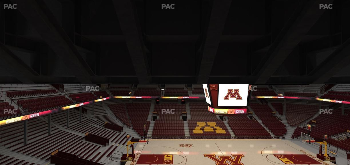 Williams Arena - Section 208 Seat View