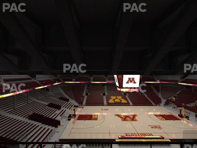 Williams Arena - Section 208 Seat View