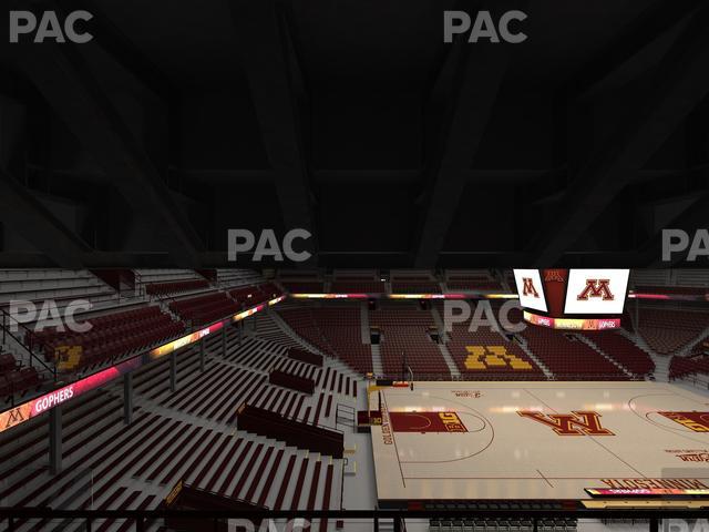 Williams Arena - Section 209 Seat View