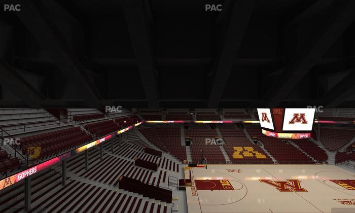 Williams Arena - Section 209 Seat View