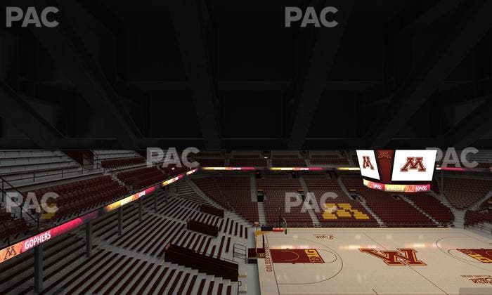 Williams Arena - Section 209 Seat View
