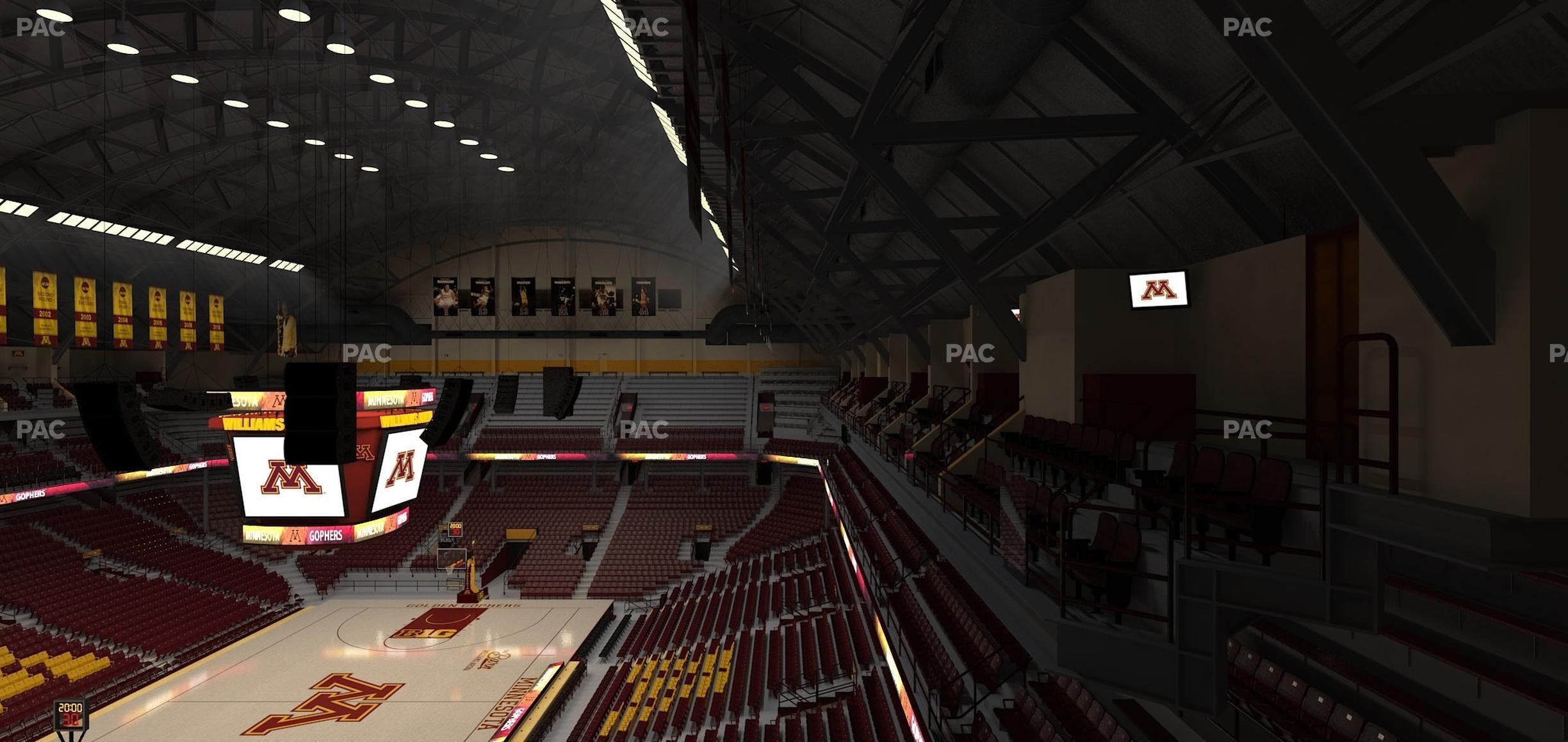 Williams Arena - Section 211 Seat View