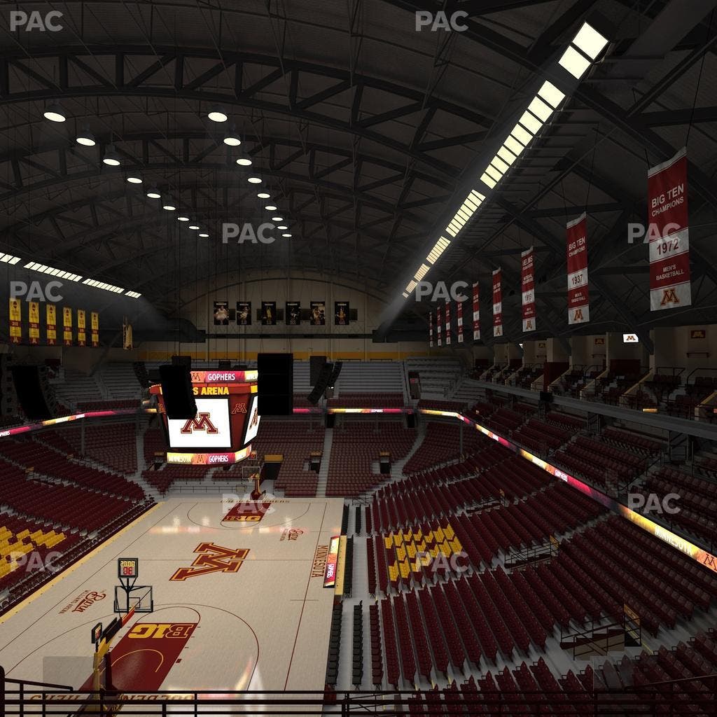 Williams Arena - Section 212 Seat View