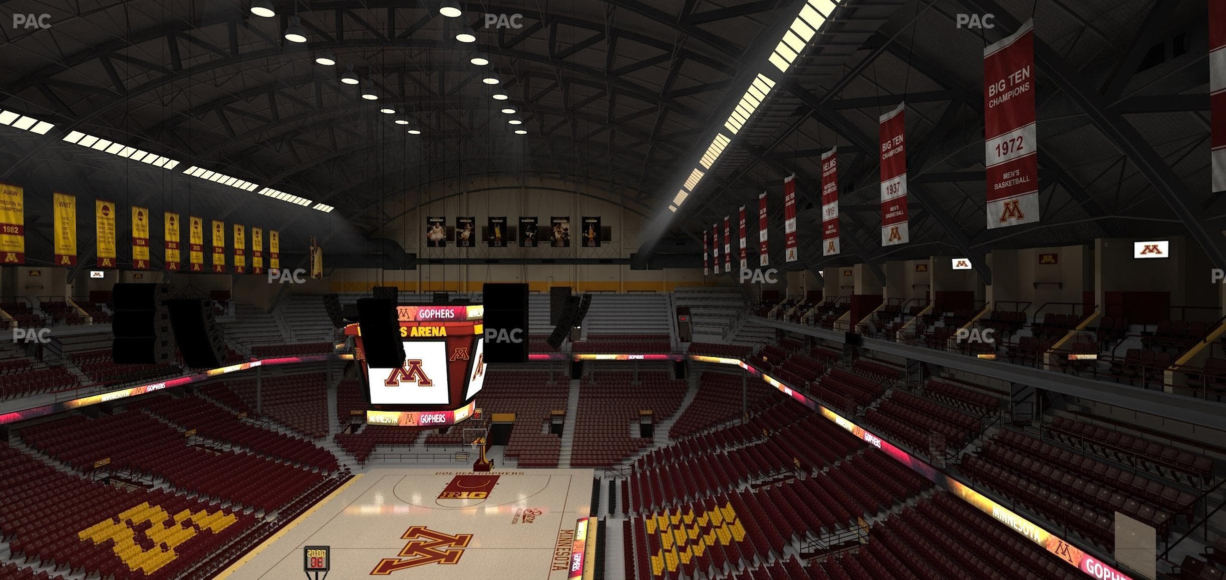 Williams Arena - Section 212 Seat View