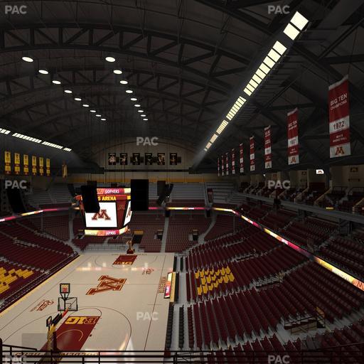 Williams Arena - Section 212 Seat View