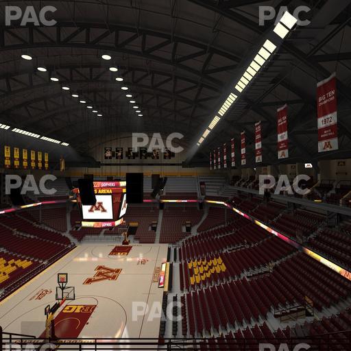 Williams Arena - Section 212 Seat View