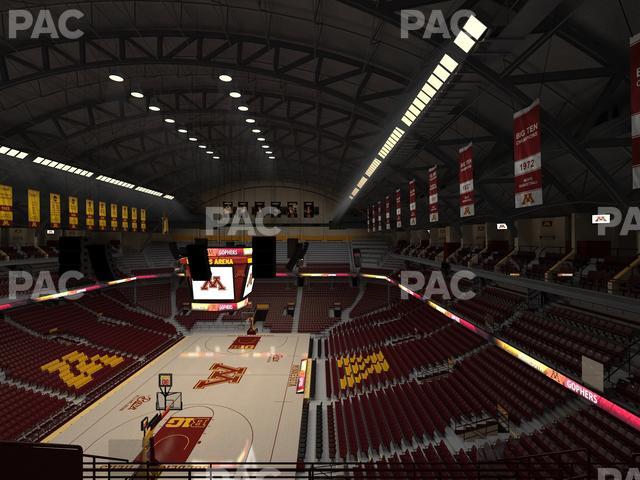 Williams Arena - Section 212 Seat View