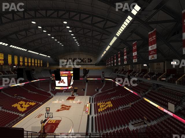 Williams Arena - Section 212 Seat View