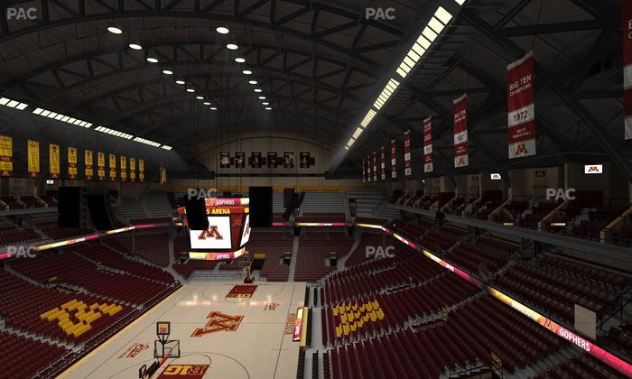 Williams Arena - Section 212 Seat View