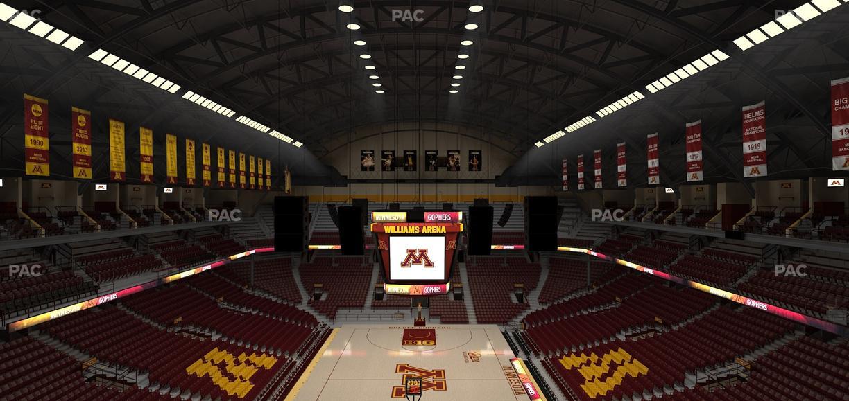 Williams Arena - Section 213 Seat View