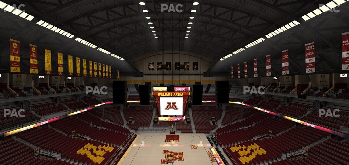 Williams Arena - Section 213 Seat View
