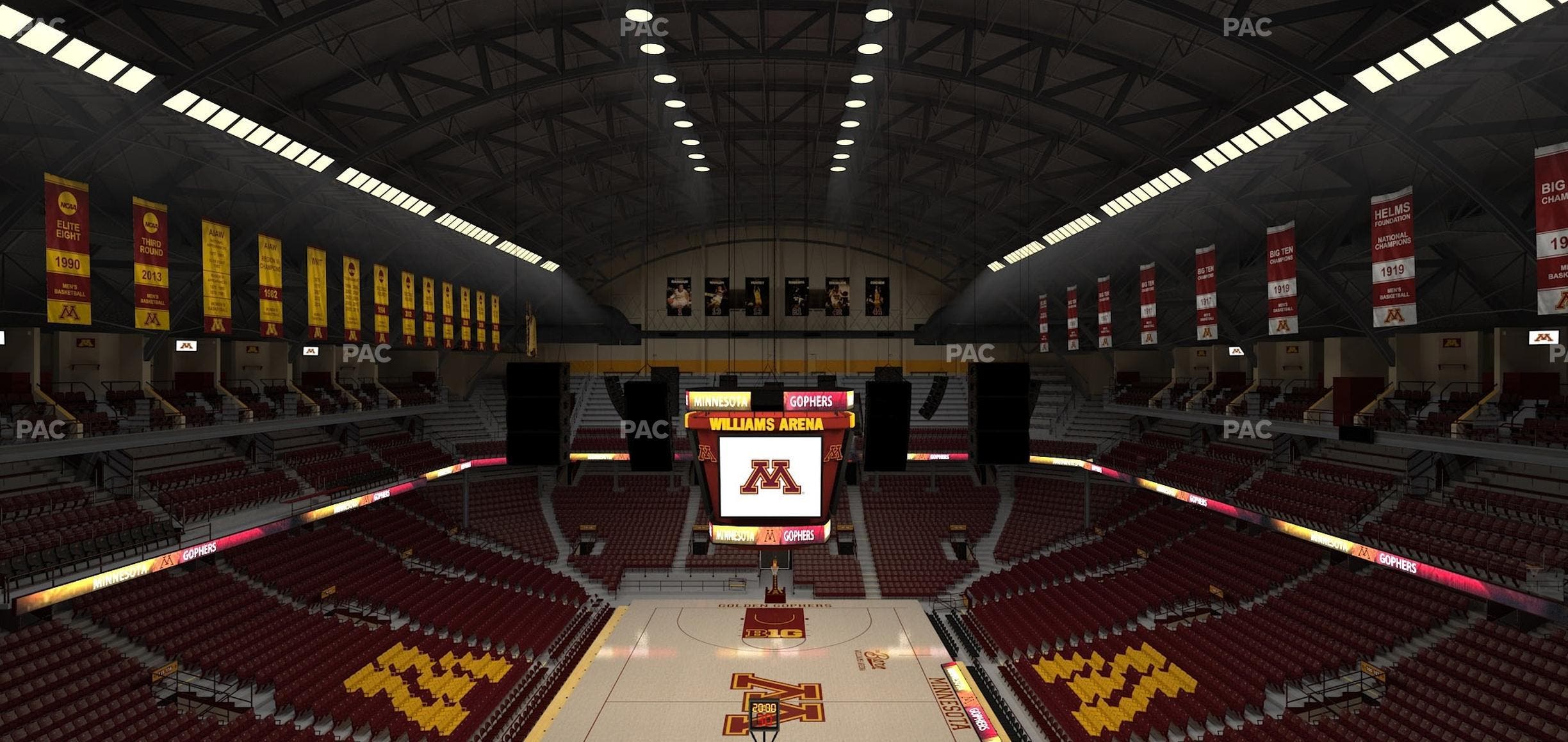 Williams Arena - Section 213 Seat View
