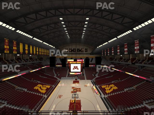 Williams Arena - Section 213 Seat View