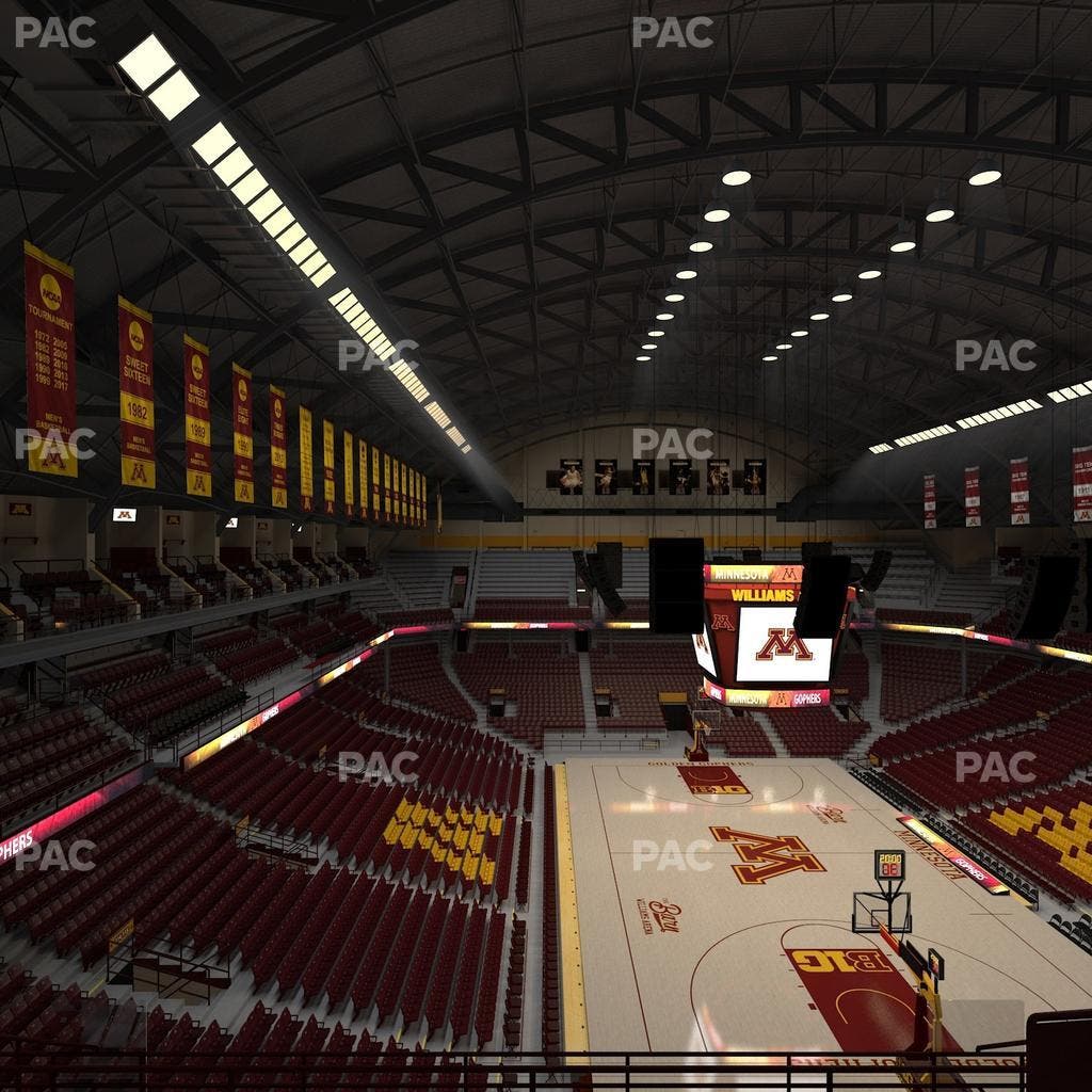 Williams Arena - Section 214 Seat View