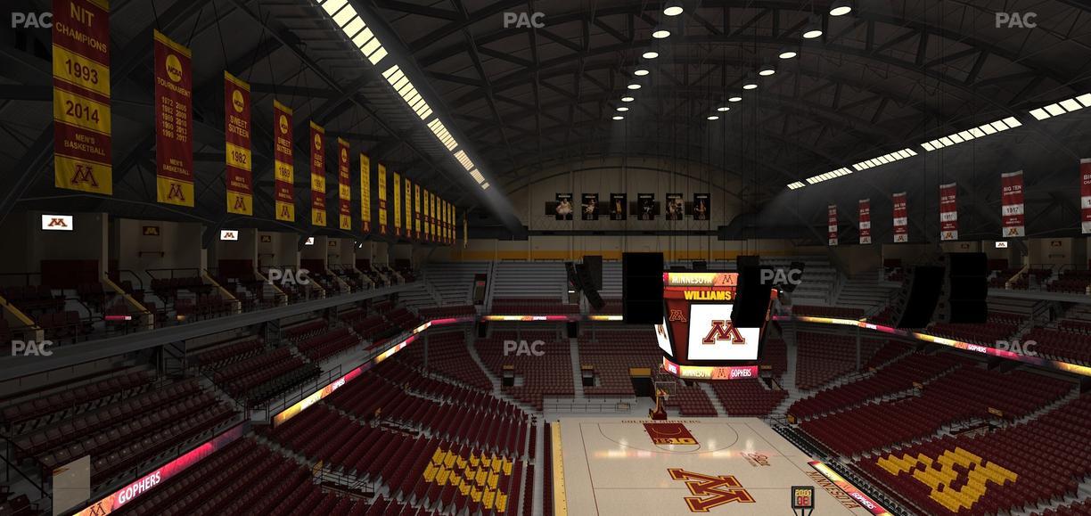 Williams Arena - Section 214 Seat View