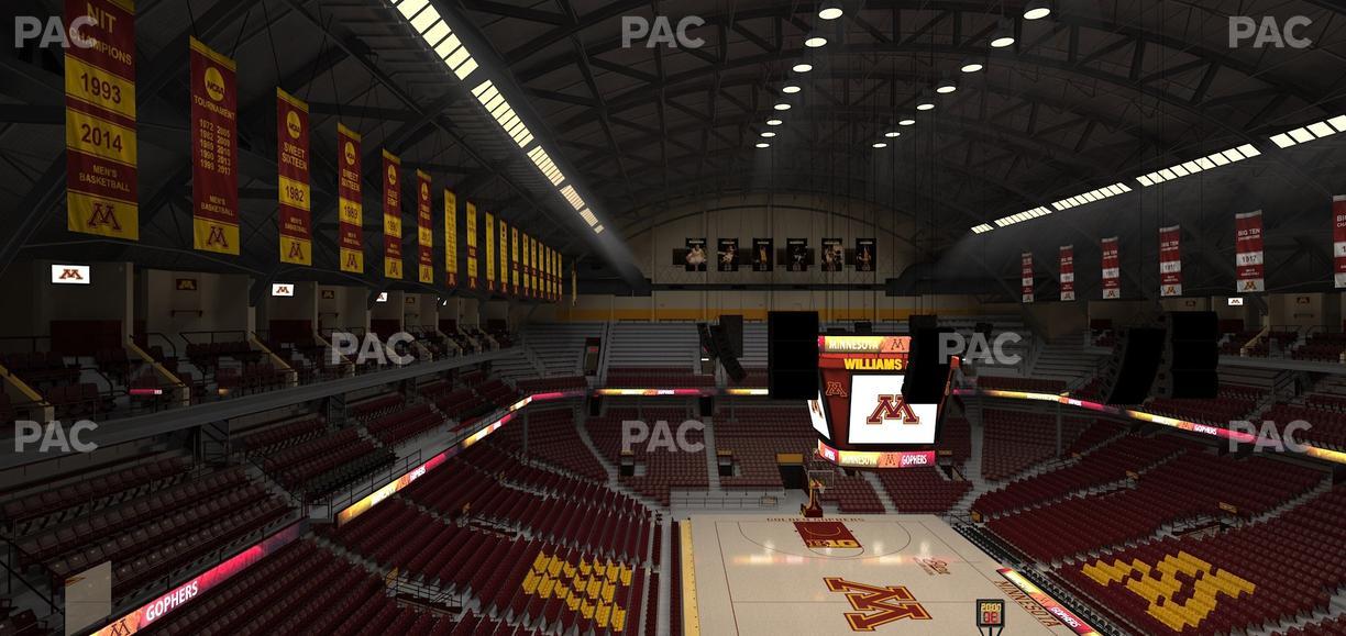 Williams Arena - Section 214 Seat View
