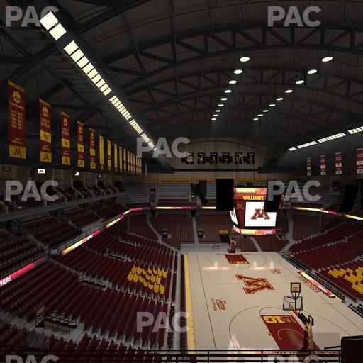 Williams Arena - Section 214 Seat View