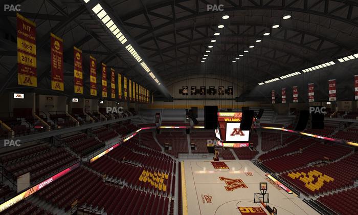 Williams Arena - Section 214 Seat View