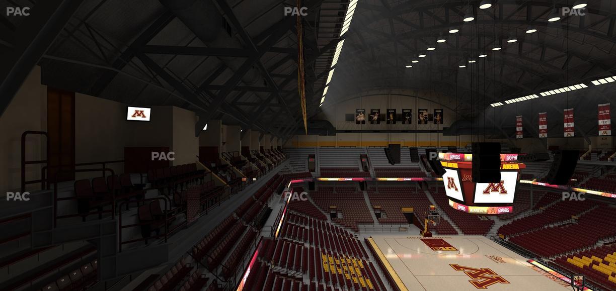 Williams Arena - Section 215 Seat View