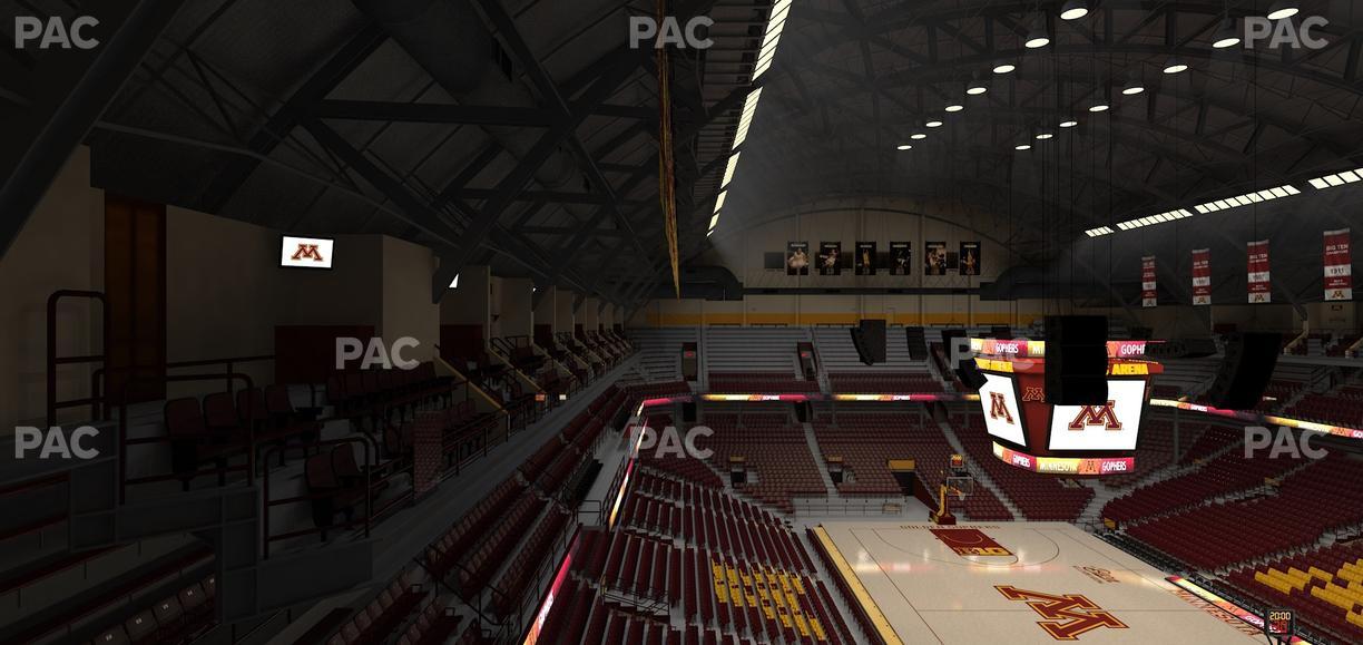 Williams Arena - Section 215 Seat View