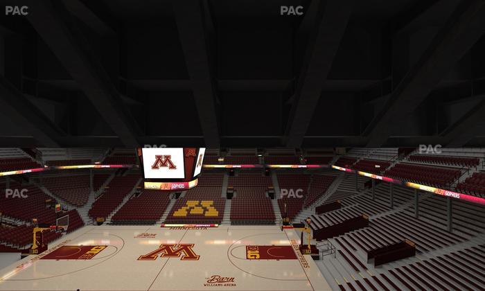 Williams Arena - Section 218 Seat View
