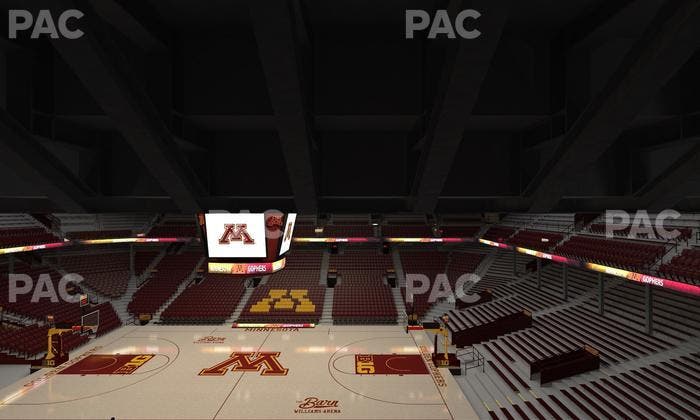 Williams Arena - Section 218 Seat View