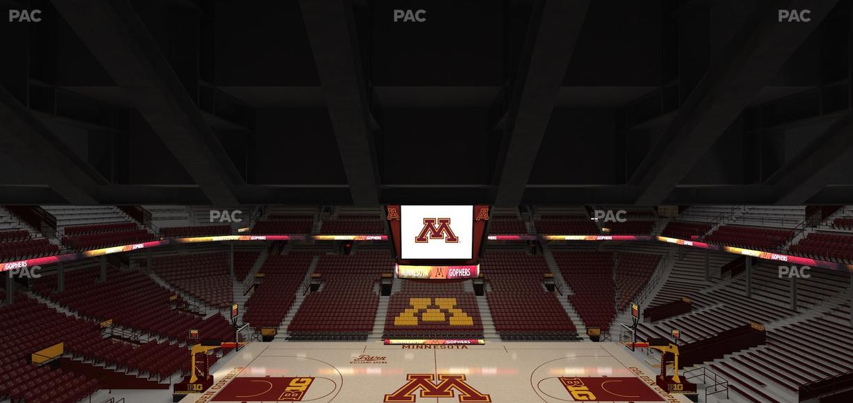 Williams Arena - Section 219 Seat View