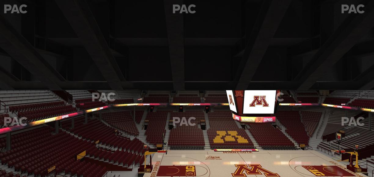 Williams Arena - Section 220 Seat View